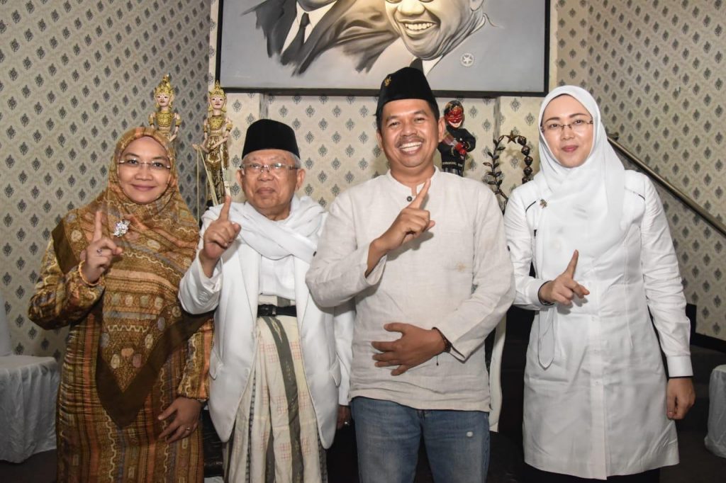 Ma’ruf Amin Sebut Dedi Mulyadi Sebagai Anaknya, Targetkan Menang Banyak di Jawa Barat 