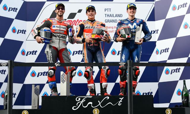 Marquez Jadi Pembalap Pertama Yang Menangkan MotoGP Thailand Marquez Jadi Pembalap Pertama Yang Menangkan MotoGP Thailand