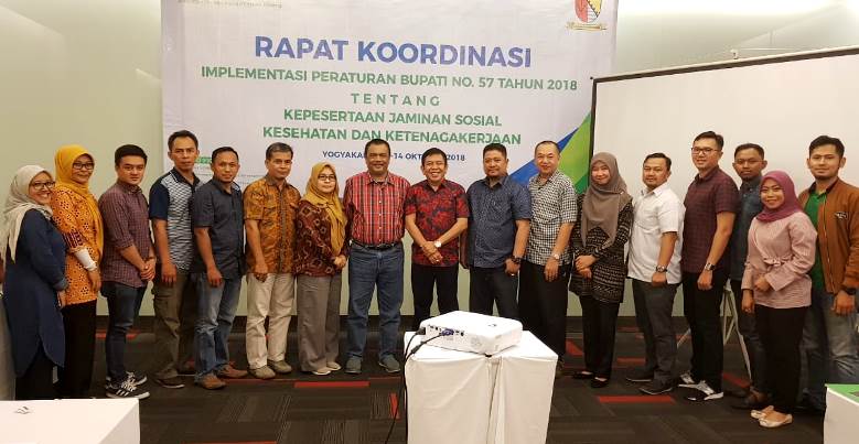 BPJS Ketenagakerjaan Apresiasi Peraturan Bupati Tentang Jaminan Sosial rapat koordinasi tentang Kepesertaan Jaminan Sosial Ketenagakerjaan Dan Kesehatan-