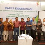 rapat koordinasi tentang Kepesertaan Jaminan Sosial Ketenagakerjaan Dan Kesehatan