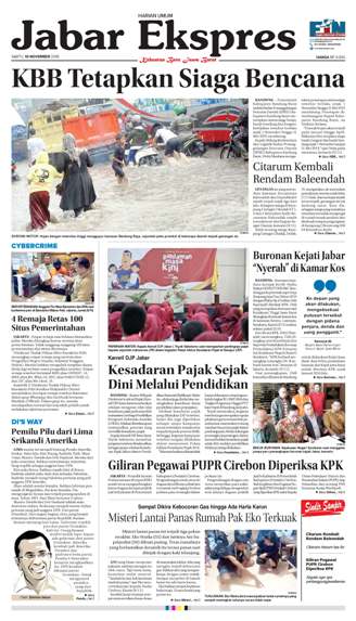 e-Paper Jabar Ekspres Edisi 10 November 2018 e-Paper Jabar Ekspres Edisi 10 November 2018