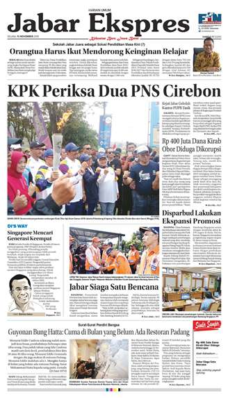 e-Paper Jabar Ekspres Edisi 13 November 2018 e-Paper Jabar Ekspres Edisi 13 November 2018