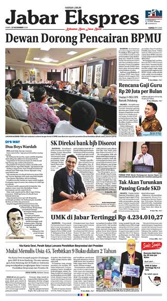 e-Paper Jabar Ekspres Edisi 22 November 2018