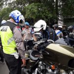 Polres Cimahi Hentikan Rombongan Moge