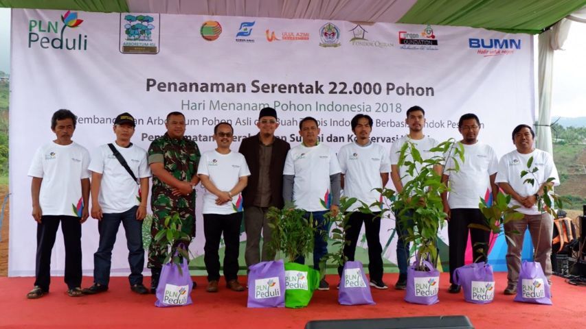 Peringati HMPI, PLN Tanam 22.000 Pohon
