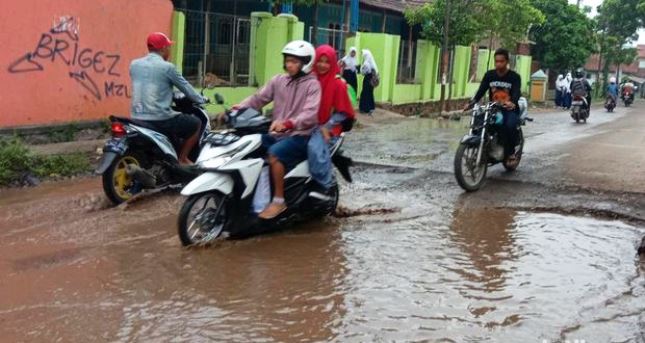 Jalan di Majalaya Kembali Tergenang Jalan di Majalaya Kembali Tergenang