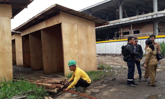 Kios Relokasi Sempit Pedagang PAB Banyak yang Mengeluh