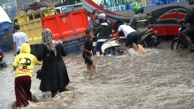 Citarum Kembali Rendam Baleendah banjir jir