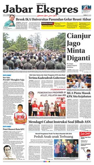 e-Paper Jabar Ekspres Edisi 15 Desember 2018