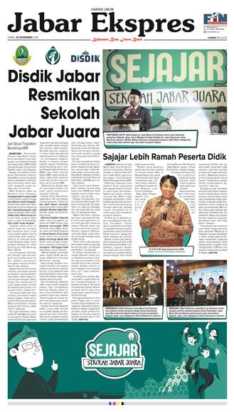 e-Paper Jabar Ekspres Edisi 20 Desember 2018 e-Paper Jabar Ekspres Edisi 20 Desember 2018