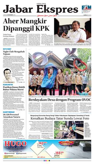 e-Paper Jabar Ekspres Edisi 21 Desember 2018