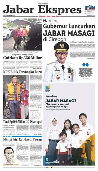 e-Paper Jabar Ekspres Edisi 5 Desember 2018
