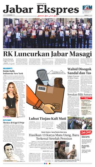 e-Paper Jabar Ekspres Edisi 6 Desember 2018