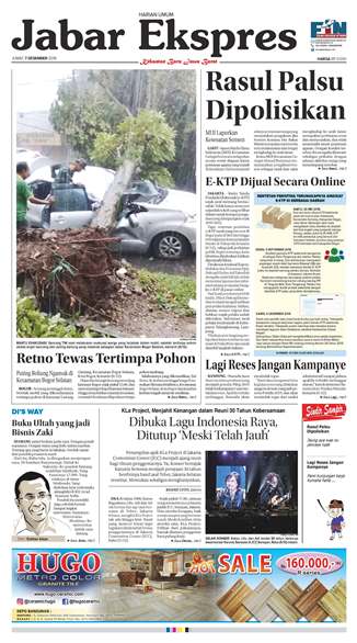 e-Paper Jabar Ekspres Edisi 7 Desember 2018 e-Paper Jabar Ekspres Edisi 7 Desember 2018