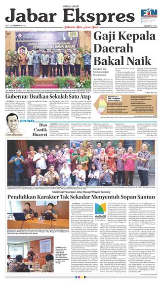 e-Paper Jabar Ekspres Edisi 8 Desember 2018 e-Paper Jabar Ekspres Edisi 8 Desember 2018