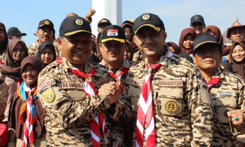 Bupati Lepas Ratusan Peran Saka Pramuka