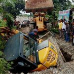 Sudah Ditutup, Jalan Gunung Pancir Kembali Amblas