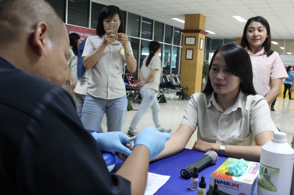 Kahatek Peduli, PMI Berhasil Kumpulkan 357 Kantong Darah