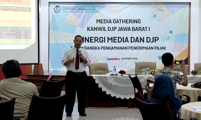 Penerimaan Pajak Kanwil DJP Jabar I Capai 76,98 Persen Penerimaan Pajak Kanwil DJP Jabar I Capai 76,98 Persen