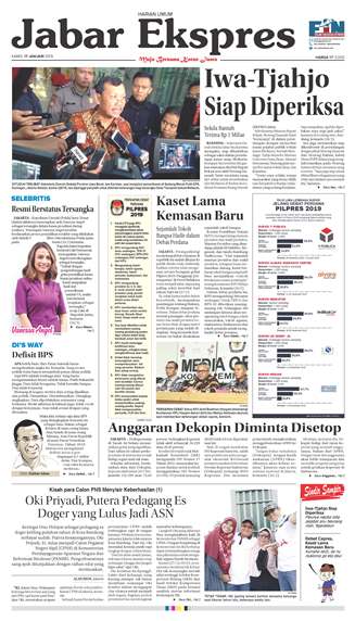 e-Paper Jabar Ekspres Edisi 17 Januari 2019