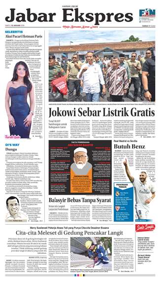 e-Paper Jabar Ekspres Edisi 19 Januari 2019