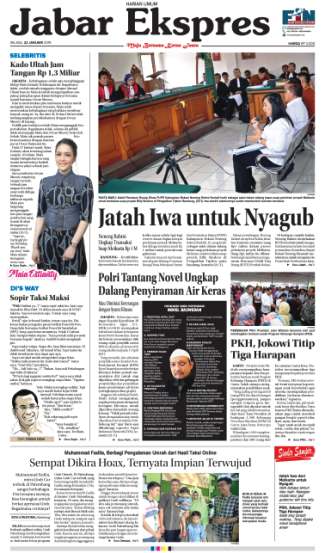 e-Paper Jabar Ekspres Edisi 22 Januari 2019