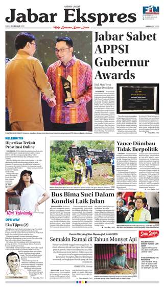 e-Paper Jabar Ekspres Edisi 30 Januari 2019
