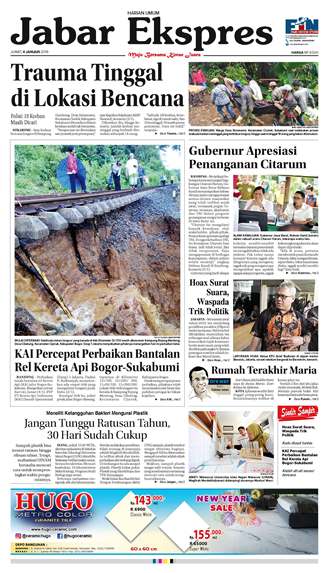 e-Paper Jabar Ekspres Edisi 4 Januari 2019