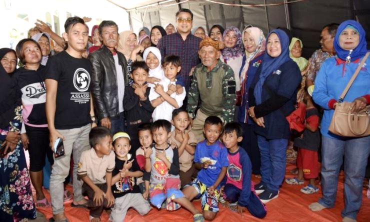 Kunjungi Korban Puting Beliung