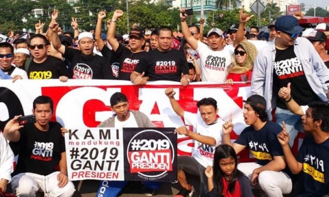 Gerakan #2019gantipresiden Makin Masif