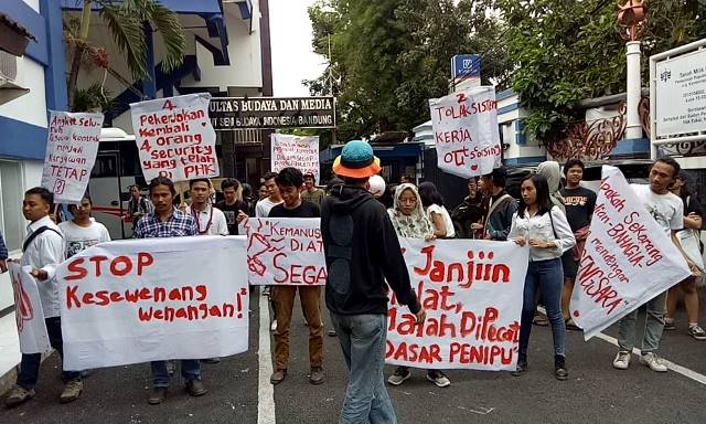 Hapuskan Tenaga Kontrak Satpam