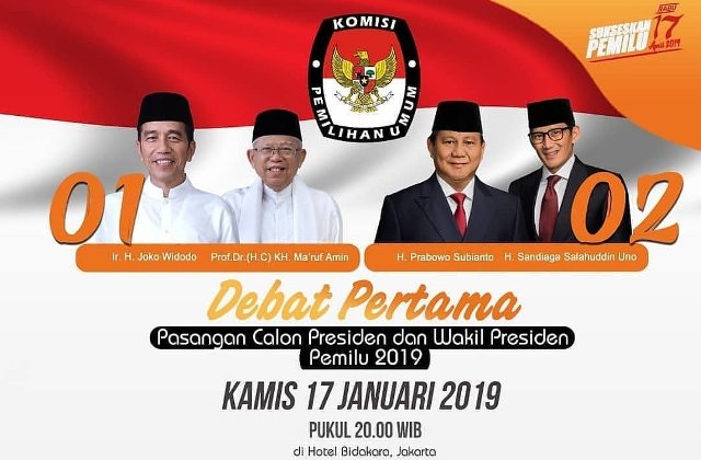 Kubu Jokowi-Ma'ruf Lebih Tekankan Isu HAM pada Debat Perdana