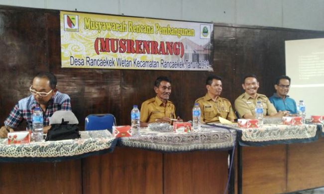 Rancaekek Wetan Rencanakan Program 2019