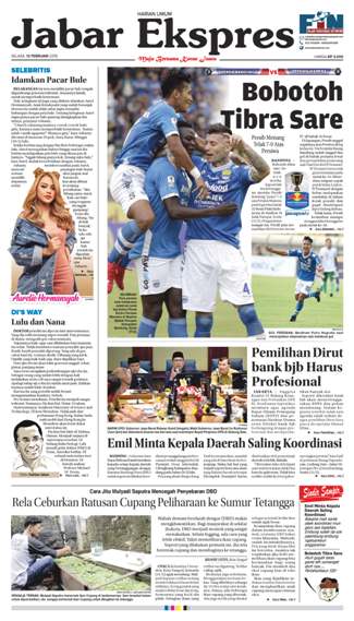 e-Paper Jabar Ekspres Edisi 12 Februari 2019