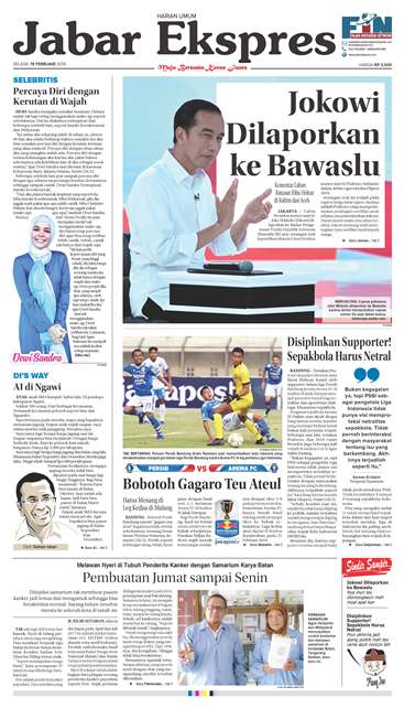 e-Paper Jabar Ekspres Edisi 19 Februari 2019 e-Paper Jabar Ekspres Edisi 19 Februari 2019