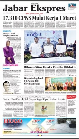 e-Paper Jabar Ekspres Edisi 1 Februari 2019
