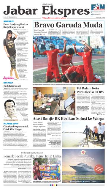 e-Paper Jabar Ekspres Edisi 27 Februari 2019 e-Paper Jabar Ekspres Edisi 27 Februari 2019