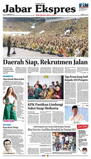 e-Paper Jabar Ekspres Edisi 2 Februari 2019