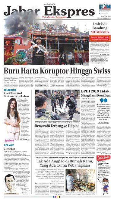 e-Paper Jabar Ekspres Edisi 6 Februari 2019
