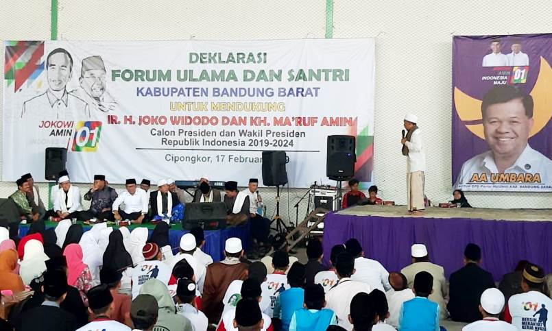 Forum Ulama dan Santri se- KBB Deklarasikan Dukungan bagi Jokowi-Ma'ruf