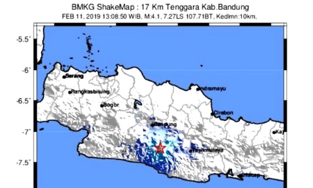 BMKG: Gempa di Kabupaten Bandung Tak Berpotensi Tsunami BMKG: Gempa di Kabupaten Bandung Tak Berpotensi Tsunami