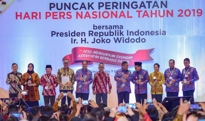 Ini Pejabat dan Tokoh Pers yang Terima Penghargaan di HPN 2019