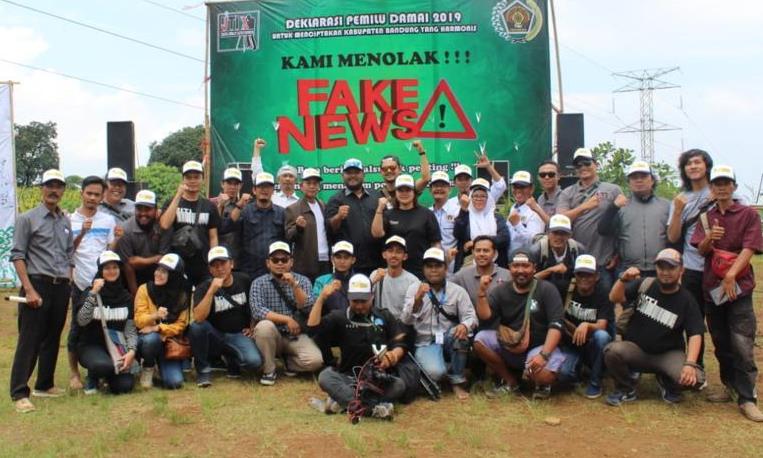 IJTI dan PWI Deklarasi Pemilu Damai dengan Menjaga Alam