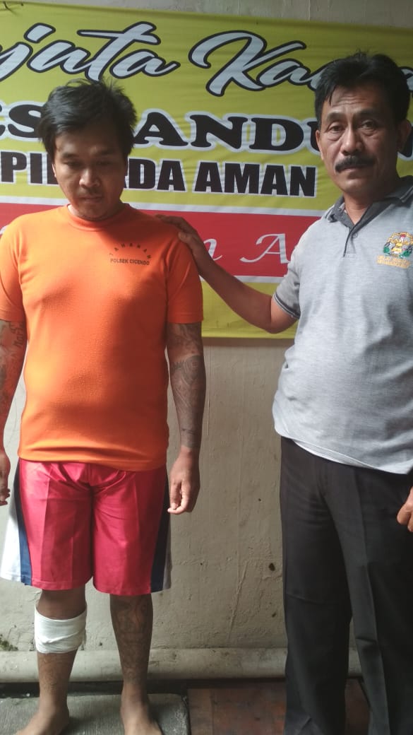 Polsek Cicendo Tembak Buta