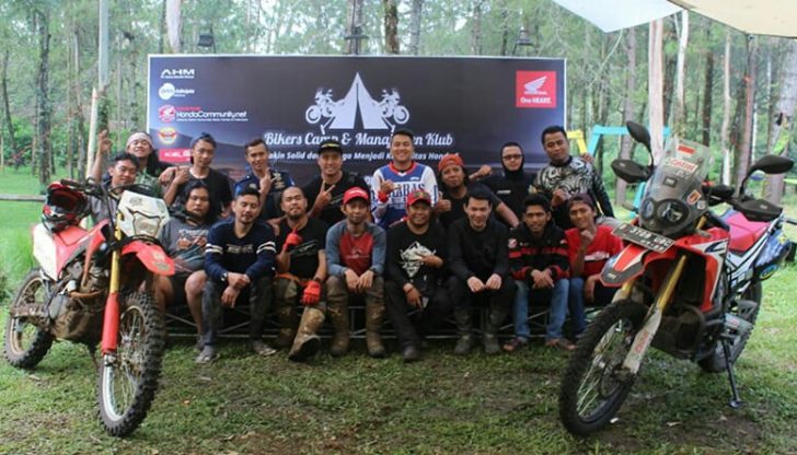 DAM Ajak Bikers Honda Ikuti Bikers Camp & Management Club Honda Community di Ciwidey