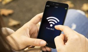 Ilustrasi pengguna Wifi.