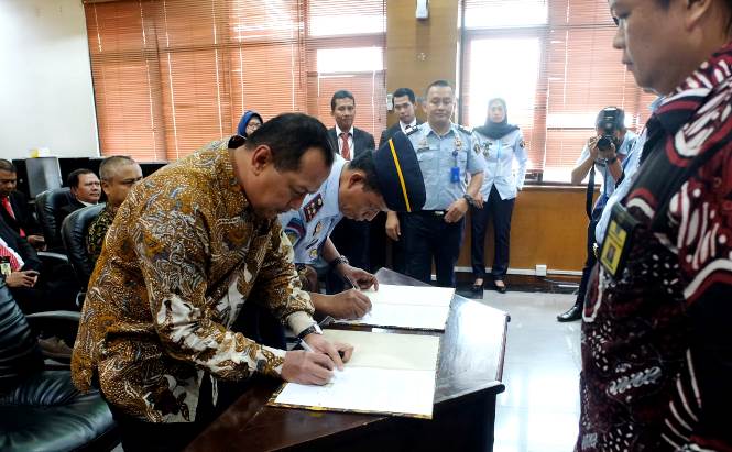 Kelola Barang Sitaan, KPP Pratama Bandung Karees Gandeng Rupbasan Kelas I Bandung