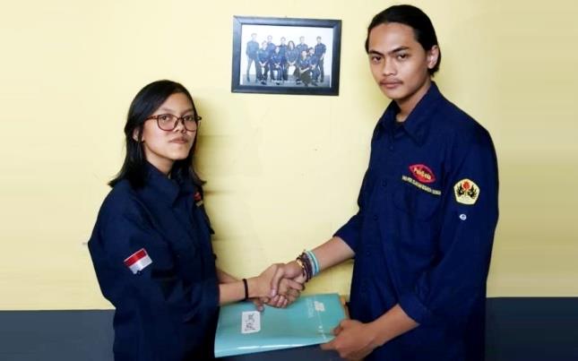 Laras Sukma Gantikan Handika Jadi Ketua Umum UKM Pembela Pers