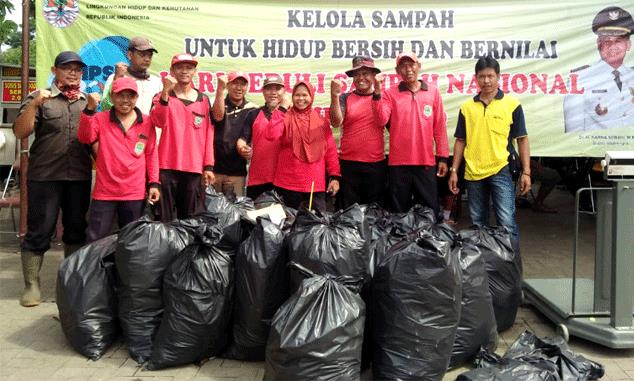 572 Kg Sampah Diangkut dari Alun-alun Majalengka