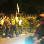Kelompok geng motor terlibat bentrok dengan warga.